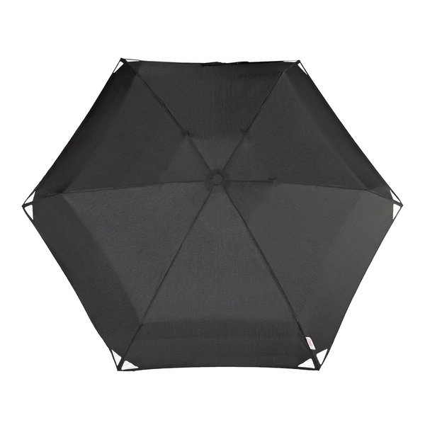 Dainty Travel Umbrella Automatic Reflective Black